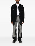Palm Angels monogram-print hooded overshirt
