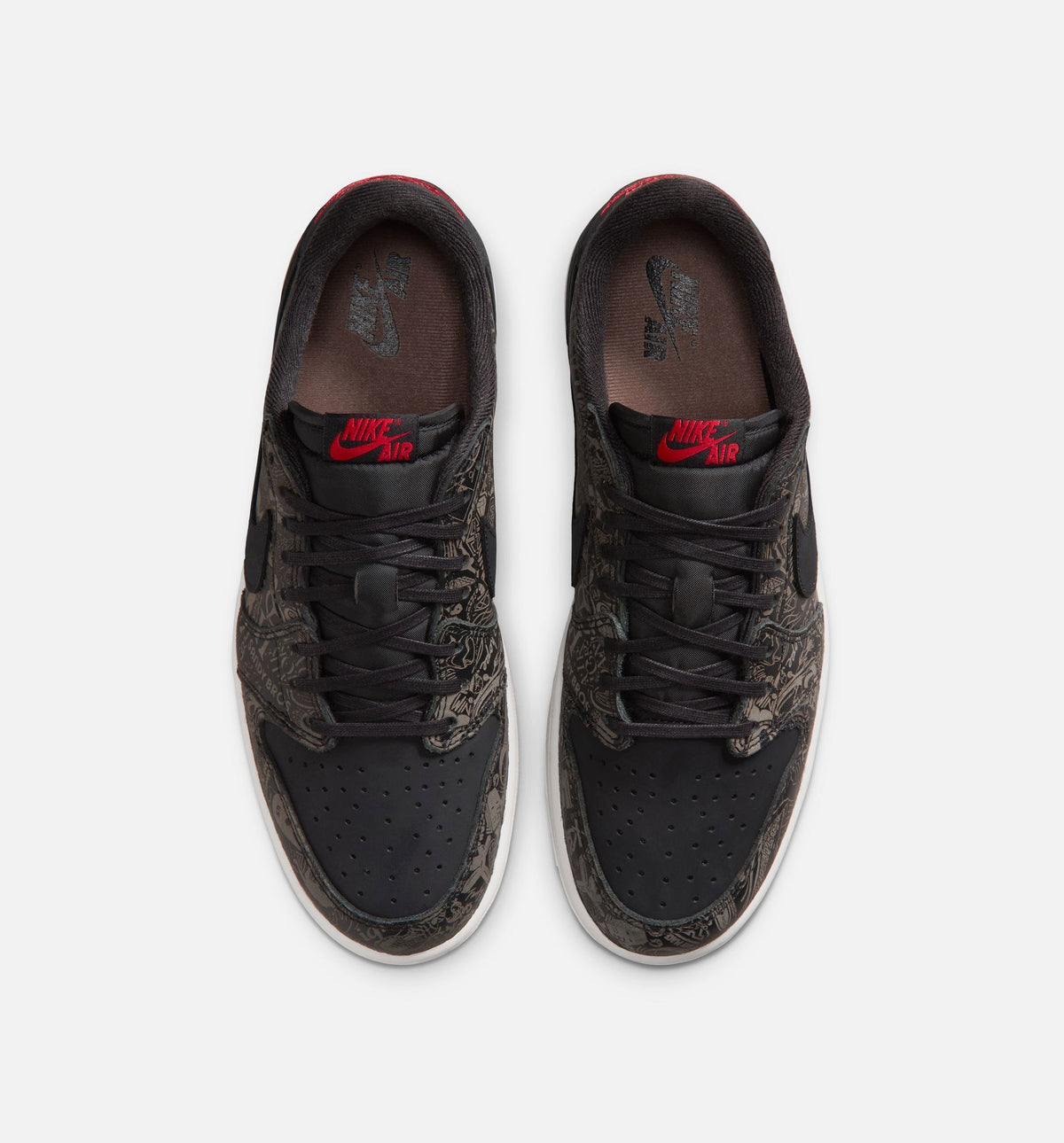 Air Jordan 1 Retro Low OG "Laser" Black and Varsity Red Men's Shoe – Black/Varsity Red/Summit White