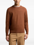 Moncler leather logo wool sweater