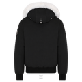 Moose Knuckles White Fur Jacket