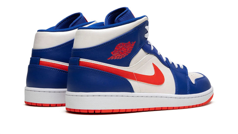 Air Jordan 1 Mid 'Knicks' – Royal Blue & Orange NYC Basketball Heritage AJ1 Mid